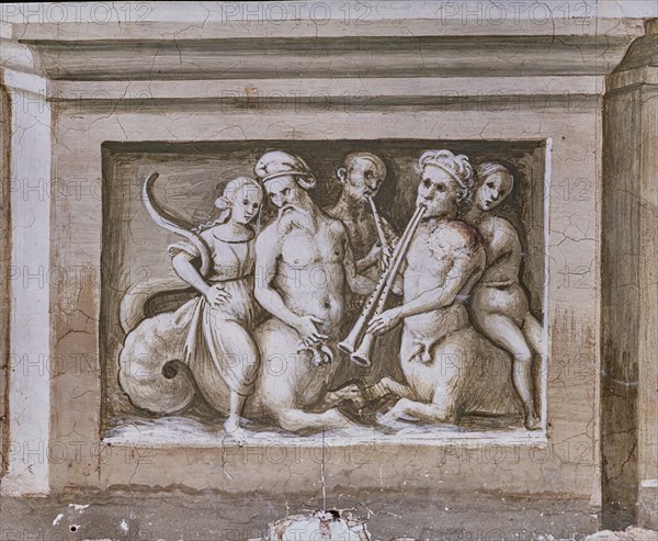 Fresco on the North-East wall of the Piccolomini Library in Siena