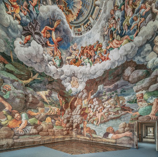 The Room of Giants of the Palazzo del Te in Mantua