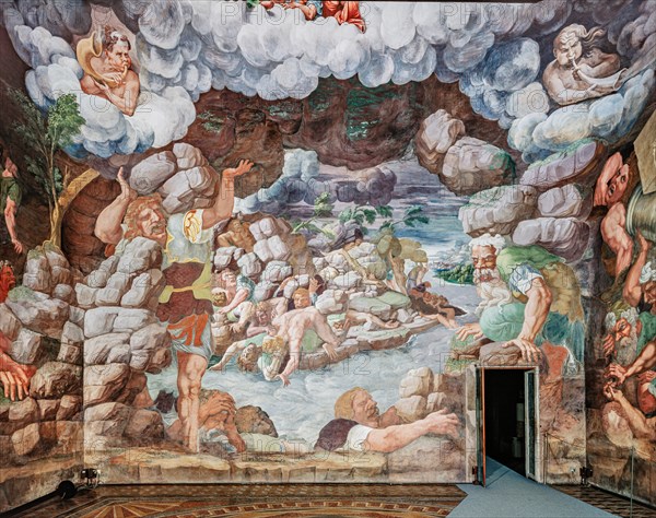 The Room of Giants of the Palazzo del Te in Mantua