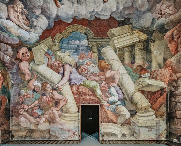 The Room of Giants of the Palazzo del Te in Mantua