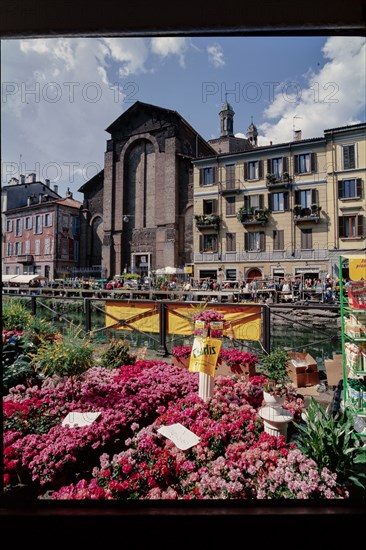 Veduta della Chiesa di S.Maria delle Grazie al Naviglio