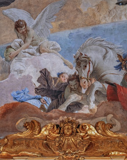 Palazzo Clerici,  Galleria degli arazzi o salone del Tiepolo