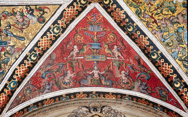 Vault of the Piccolomini Library in Siena