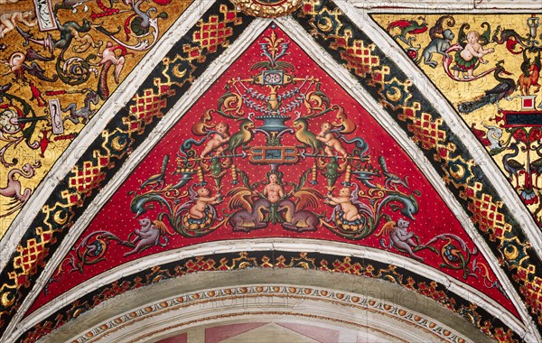 Vault of the Piccolomini Library in Siena