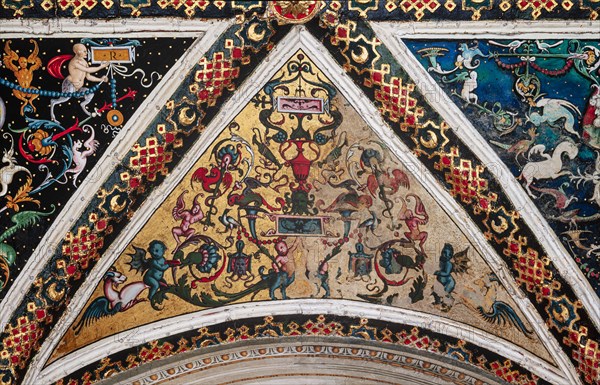 Vault of the Piccolomini Library in Siena