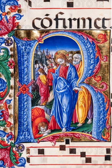 Recueil de chants conservé à la Libreria Piccolomini de Sienne