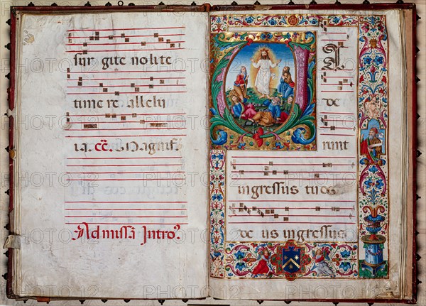 Recueil de chants conservé à la Libreria Piccolomini de Sienne