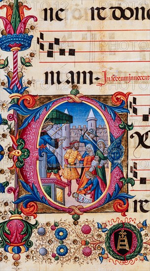 Recueil de chants conservé à la Libreria Piccolomini de Sienne