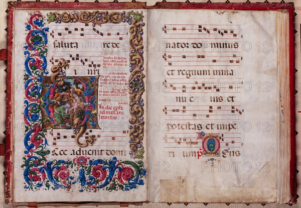 Recueil de chants conservé à la Libreria Piccolomini de Sienne