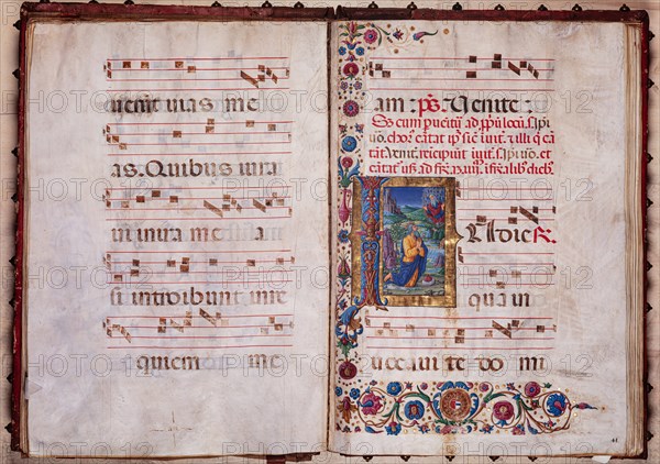 Recueil de chants conservé à la Libreria Piccolomini de Sienne