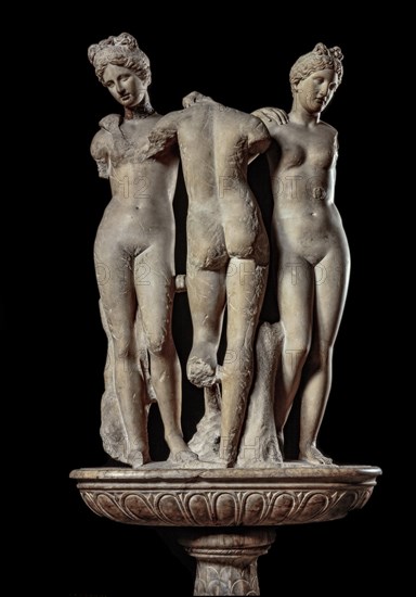 The Three Graces, of the Piccolomini Library in Siena