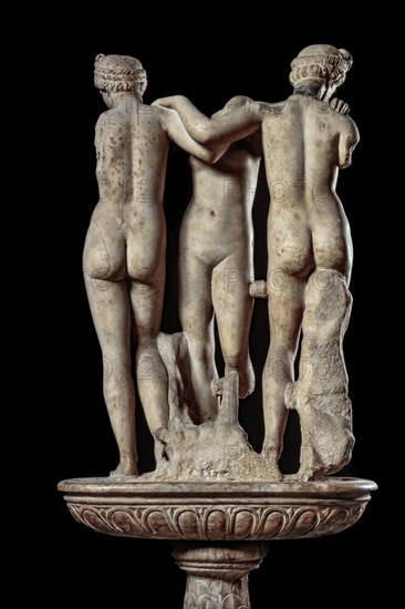 The Three Graces, of the Piccolomini Library in Siena