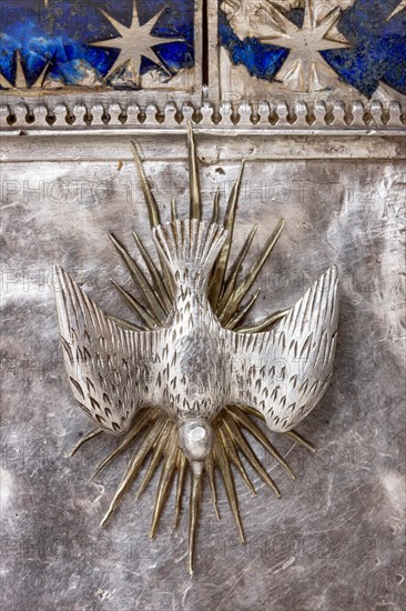 Détail de l'autel en argent du Trésor de Saint-Jean, Museo dell'Opera del Duomo, Florence