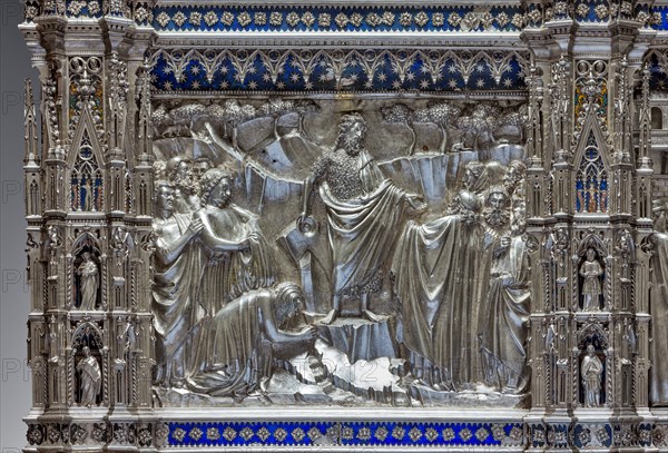 Détail de l'autel en argent du Trésor de Saint-Jean, Museo dell'Opera del Duomo, Florence