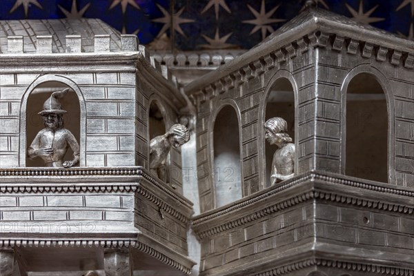 Détail de l'autel en argent du Trésor de Saint-Jean, Museo dell'Opera del Duomo, Florence