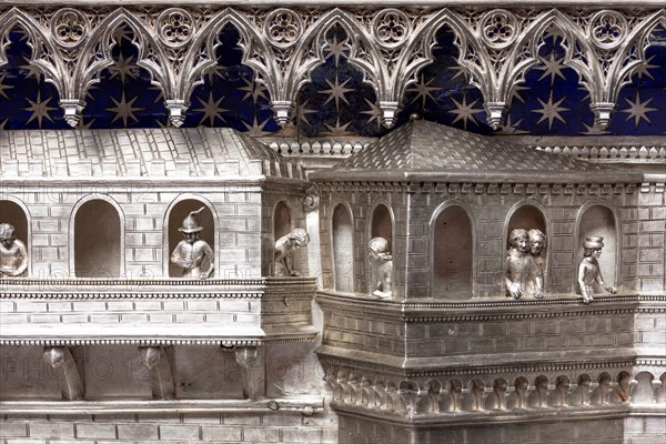 Détail de l'autel en argent du Trésor de Saint-Jean, Museo dell'Opera del Duomo, Florence