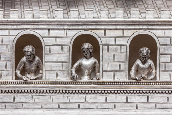 Détail de l'autel en argent du Trésor de Saint-Jean, Museo dell'Opera del Duomo, Florence