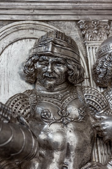 Détail de l'autel en argent du Trésor de Saint-Jean, Museo dell'Opera del Duomo, Florence