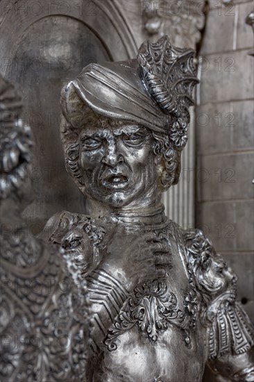 Détail de l'autel en argent du Trésor de Saint-Jean, Museo dell'Opera del Duomo, Florence