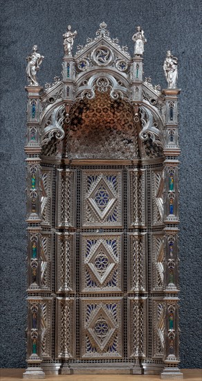 Détail de l'autel en argent du Trésor de Saint-Jean, Museo dell'Opera del Duomo, Florence