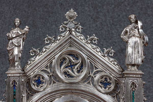 Détail de l'autel en argent du Trésor de Saint-Jean, Museo dell'Opera del Duomo, Florence