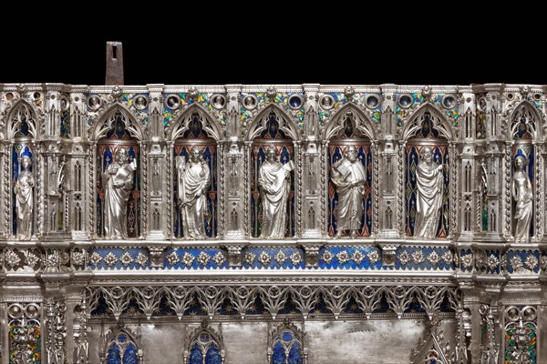 Détail de l'autel en argent du Trésor de Saint-Jean, Museo dell'Opera del Duomo, Florence