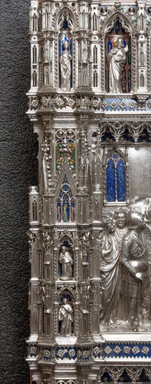 Détail de l'autel en argent du Trésor de Saint-Jean, Museo dell'Opera del Duomo, Florence