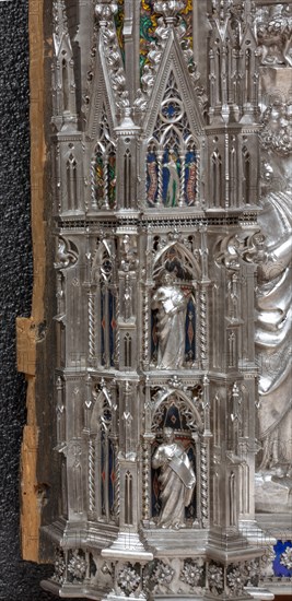 Détail de l'autel en argent du Trésor de Saint-Jean, Museo dell'Opera del Duomo, Florence