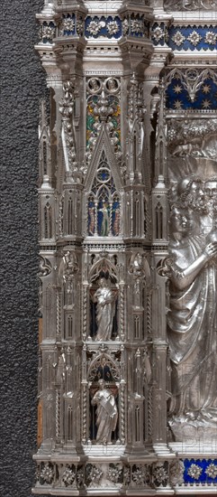 Détail de l'autel en argent du Trésor de Saint-Jean, Museo dell'Opera del Duomo, Florence