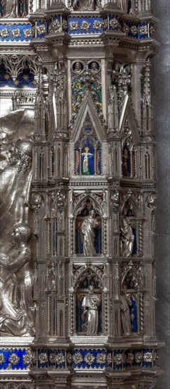 Détail de l'autel en argent du Trésor de Saint-Jean, Museo dell'Opera del Duomo, Florence