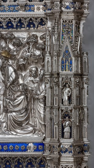 Détail de l'autel en argent du Trésor de Saint-Jean, Museo dell'Opera del Duomo, Florence