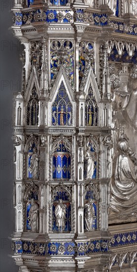 Détail de l'autel en argent du Trésor de Saint-Jean, Museo dell'Opera del Duomo, Florence