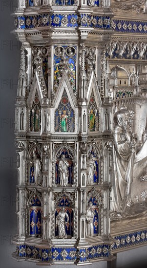 Détail de l'autel en argent du Trésor de Saint-Jean, Museo dell'Opera del Duomo, Florence