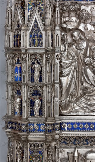 Détail de l'autel en argent du Trésor de Saint-Jean, Museo dell'Opera del Duomo, Florence