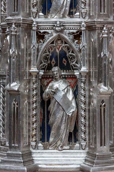 Détail de l'autel en argent du Trésor de Saint-Jean, Museo dell'Opera del Duomo, Florence