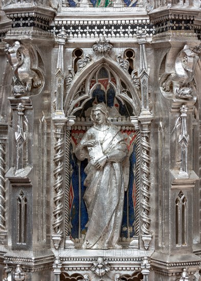 Détail de l'autel en argent du Trésor de Saint-Jean, Museo dell'Opera del Duomo, Florence