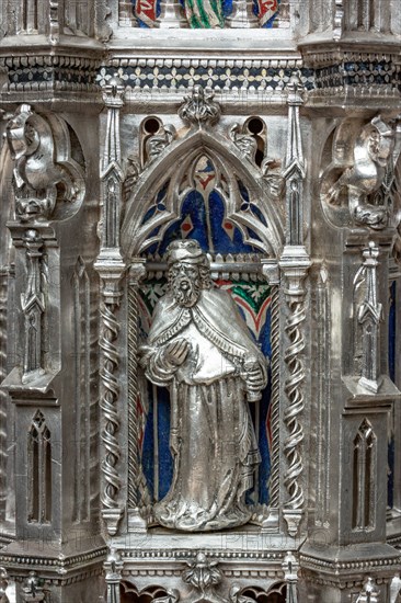 Détail de l'autel en argent du Trésor de Saint-Jean, Museo dell'Opera del Duomo, Florence