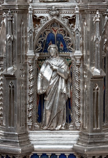 Détail de l'autel en argent du Trésor de Saint-Jean, Museo dell'Opera del Duomo, Florence