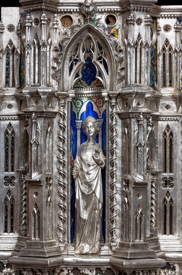 Détail de l'autel en argent du Trésor de Saint-Jean, Museo dell'Opera del Duomo, Florence