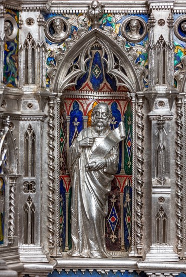 Détail de l'autel en argent du Trésor de Saint-Jean, Museo dell'Opera del Duomo, Florence