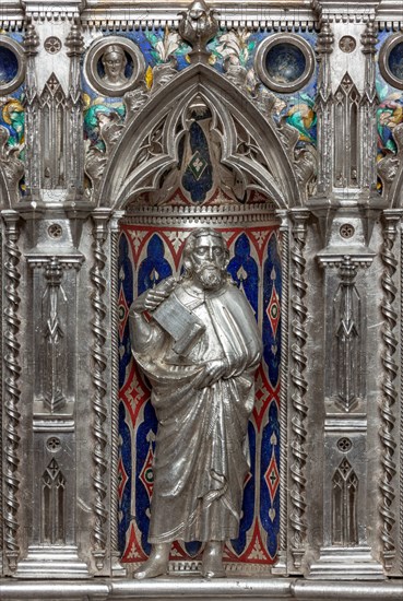 Détail de l'autel en argent du Trésor de Saint-Jean, Museo dell'Opera del Duomo, Florence