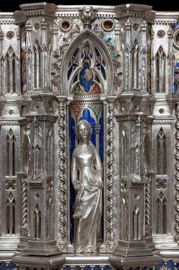 Détail de l'autel en argent du Trésor de Saint-Jean, Museo dell'Opera del Duomo, Florence