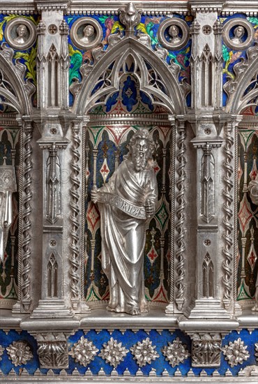 Détail de l'autel en argent du Trésor de Saint-Jean, Museo dell'Opera del Duomo, Florence