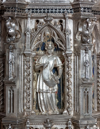 Détail de l'autel en argent du Trésor de Saint-Jean, Museo dell'Opera del Duomo, Florence