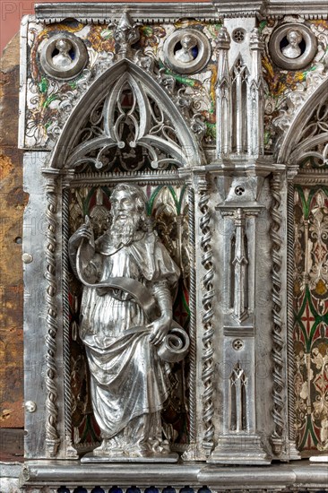 Détail de l'autel en argent du Trésor de Saint-Jean, Museo dell'Opera del Duomo, Florence