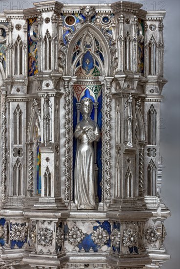 Détail de l'autel en argent du Trésor de Saint-Jean, Museo dell'Opera del Duomo, Florence