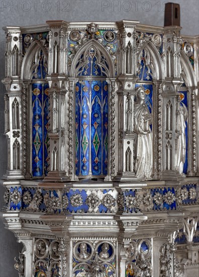 Détail de l'autel en argent du Trésor de Saint-Jean, Museo dell'Opera del Duomo, Florence