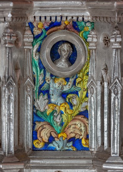 Détail de l'autel en argent du Trésor de Saint-Jean, Museo dell'Opera del Duomo, Florence