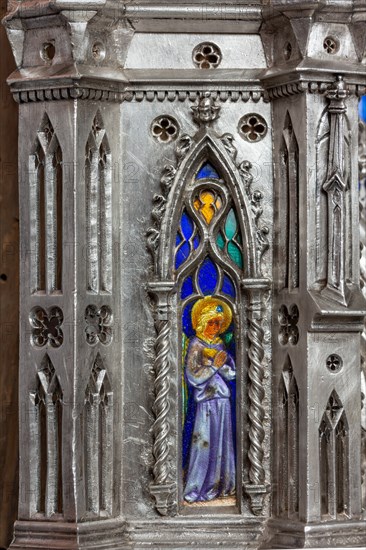 Détail de l'autel en argent du Trésor de Saint-Jean, Museo dell'Opera del Duomo, Florence