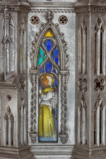 Détail de l'autel en argent du Trésor de Saint-Jean, Museo dell'Opera del Duomo, Florence